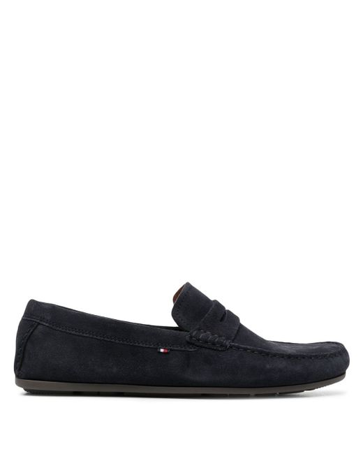 Tommy Hilfiger round-toe suede loafers