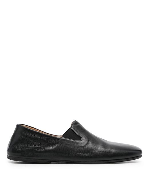 Marsèll square-toe leather loafers
