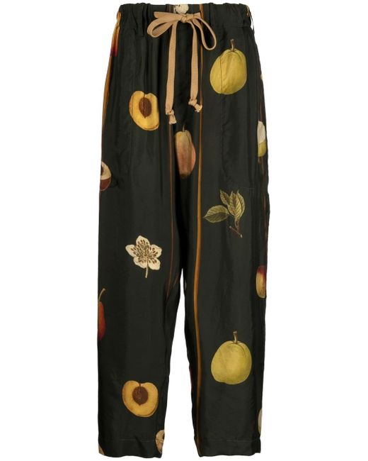 Uma Wang fruit-print pajama trousers