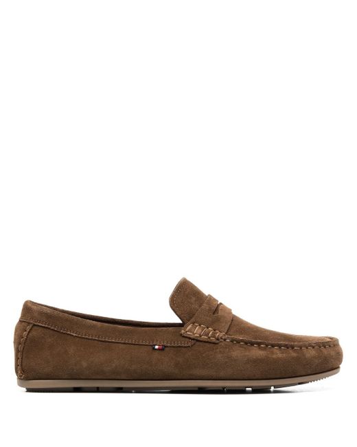 Tommy Hilfiger suede leather loafers