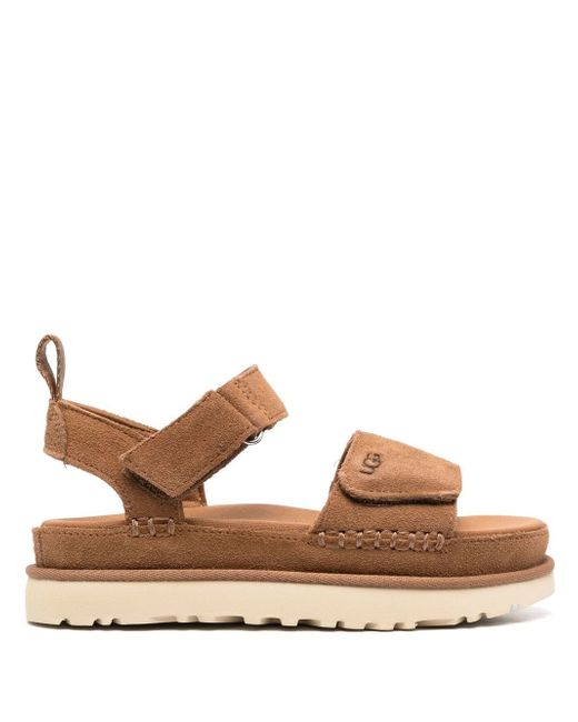 Ugg suede touch-strap sandals