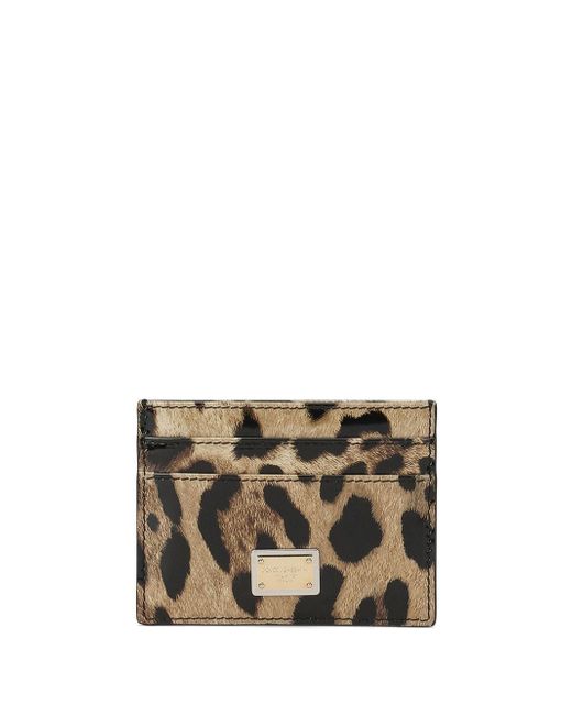 Dolce & Gabbana leopard-print card holder