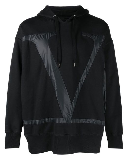 Valentino logo-detail drawstring hoodie