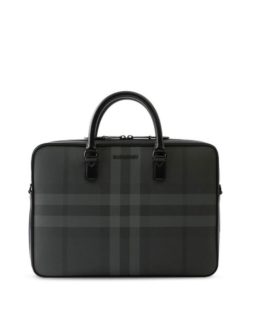 Burberry Ainsworth checke briefcase