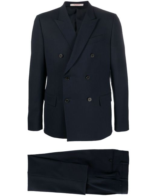 Valentino double-breasted wool suit