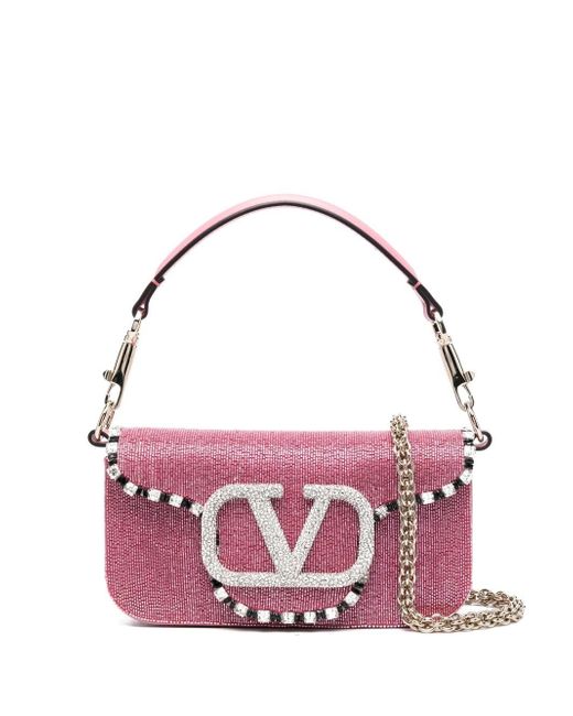 Valentino Garavani small Locò embellished shoulder bag