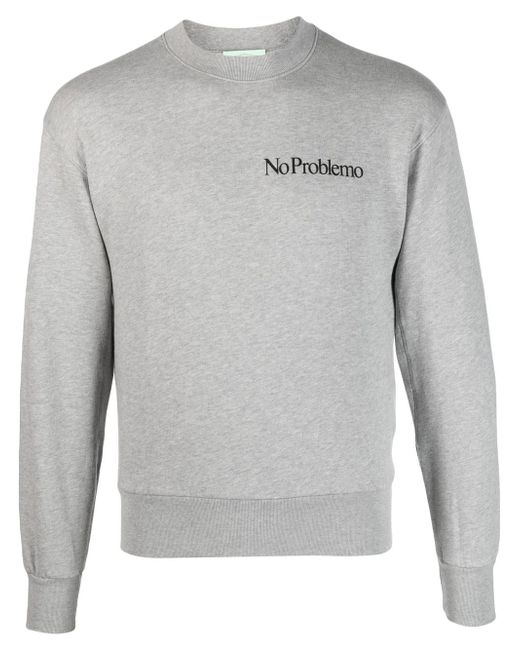 Aries No Problemo print sweatshirt