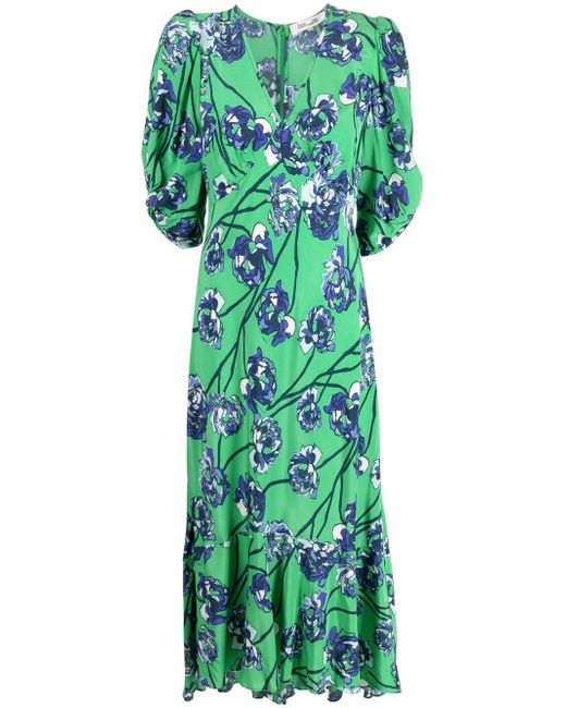 Diane von Furstenberg floral-print midi dress