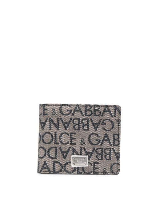 Dolce & Gabbana logo jacquard wallet