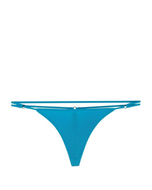 Andreādamo thong-style bikini bottoms
