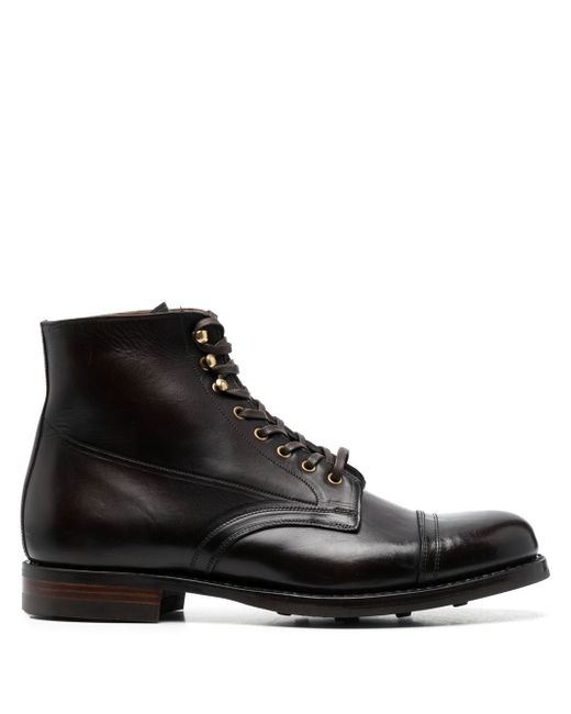 Ralph Lauren Rrl leather lace-up boots