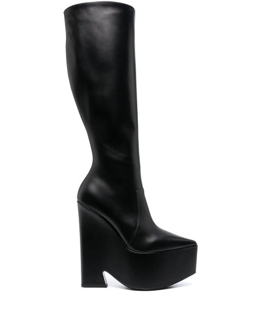 Versace Tempest knee-high boots