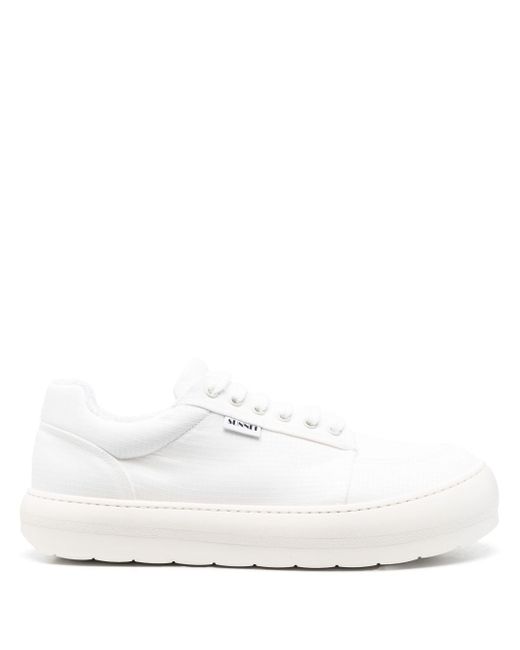Sunnei leather low-top sneakers