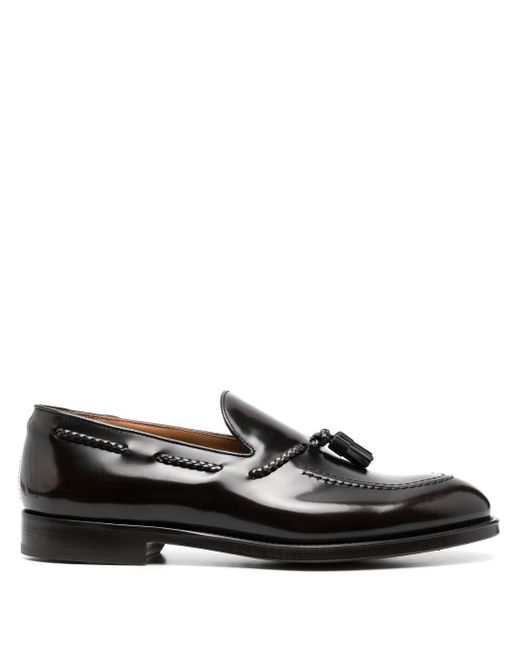 Doucal's almond-toe leather loafers
