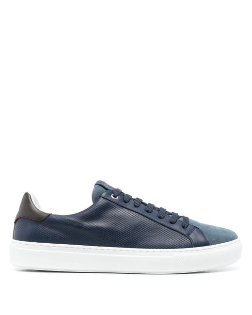 Canali low-top perforated sneakers