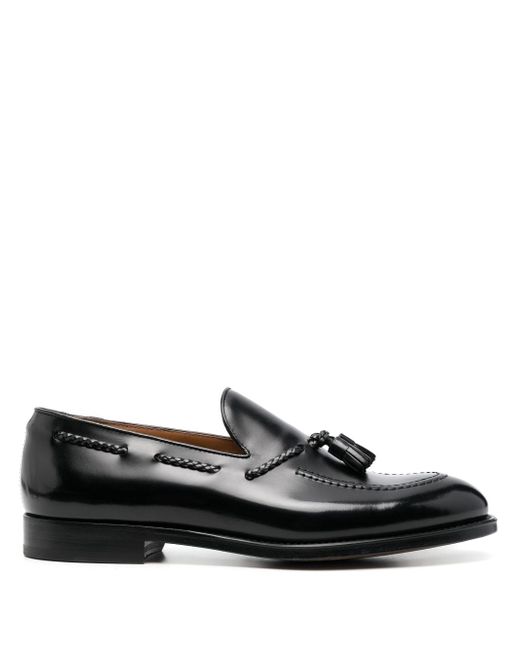 Doucal's almond-toe leather loafers