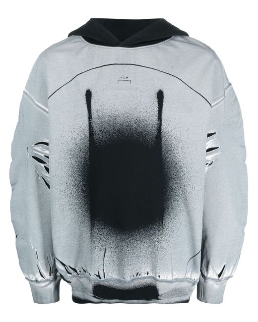 A-Cold-Wall Exposure abstract-print hoodie