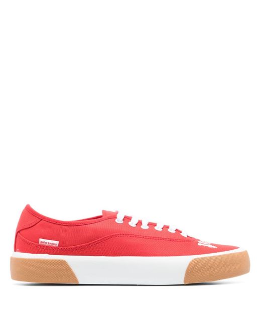 Palm Angels logo-print lace-up sneakers