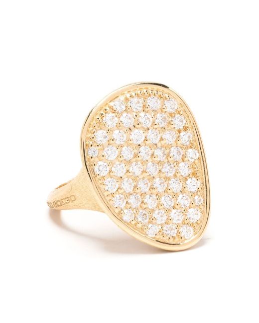 Marco Bicego 18kt yellow diamond pavé ring