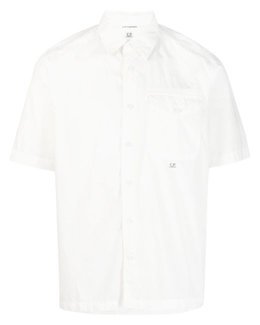 CP Company short-sleeve buttoned cotton shirt