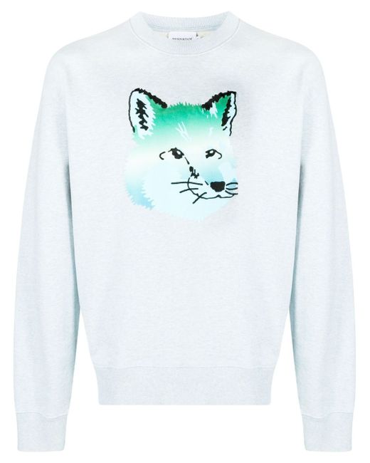 Maison Kitsuné Vibrant Fox Head sweatshirt