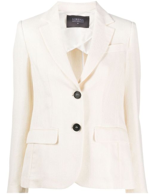 Lorena Antoniazzi single-breasted fitted blazer