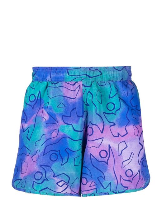 Isabel Marant abstract-print swim shorts