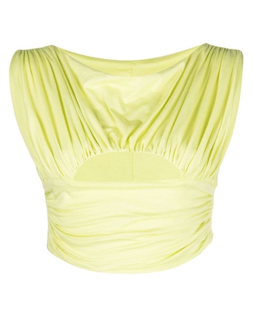 Concepto ruched sleeveless top