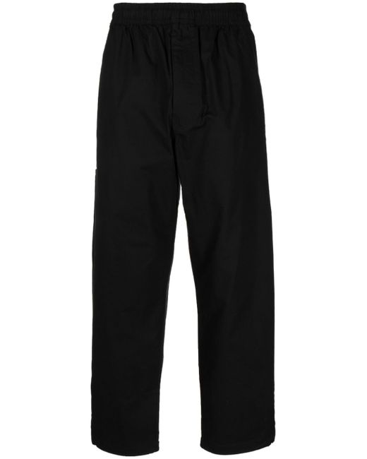 Izzue logo-patch elasticated trousers