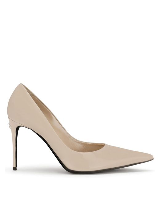 Dolce & Gabbana pointed-toe patent leather pumps