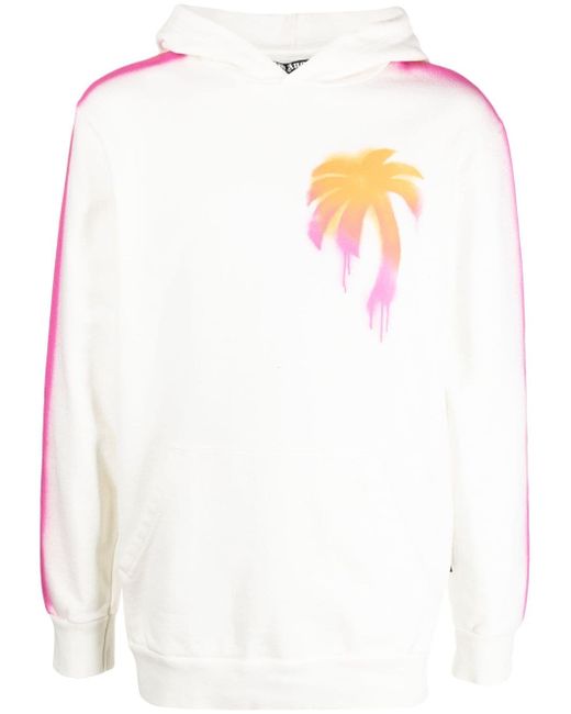 Palm Angels I Love PA graffiti-print hoodie