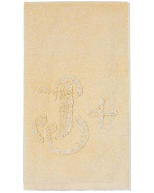 Jil Sander logo-print beach towel