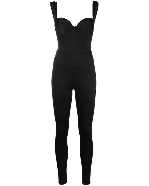 Noire Swimwear bustier-style sleeveless jumpsuit