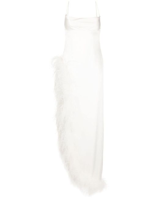 Retrofete Priscilla feather long dress