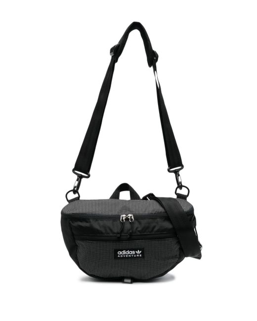 Adidas geometric-print belt bag