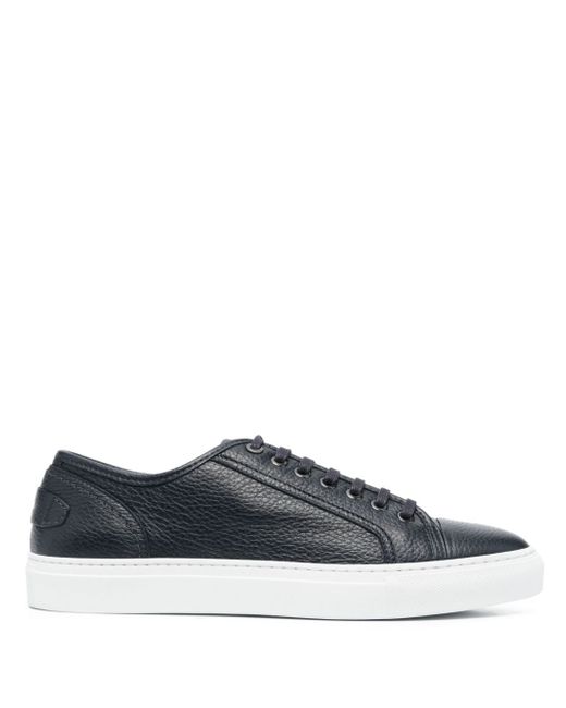 Brioni pebbled-finish low-top sneakers
