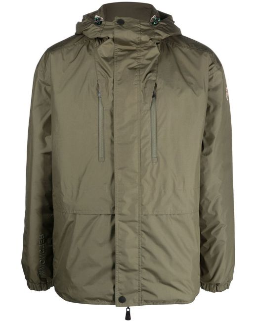 Moncler Grenoble feather down hooded jacket