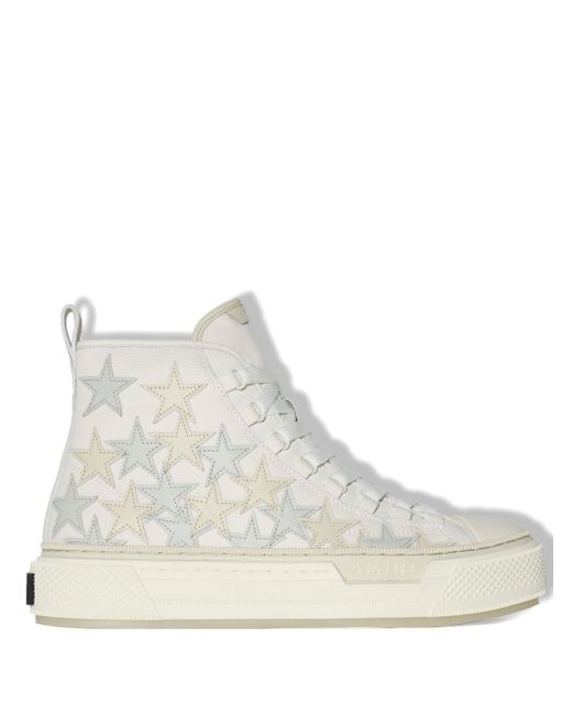 Amiri star-patch high-top sneakers
