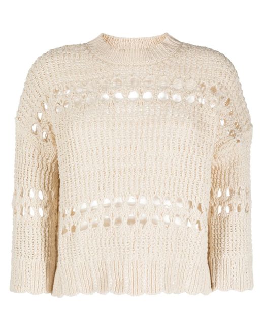 Roberto Collina open-knit organic-cotton jumper
