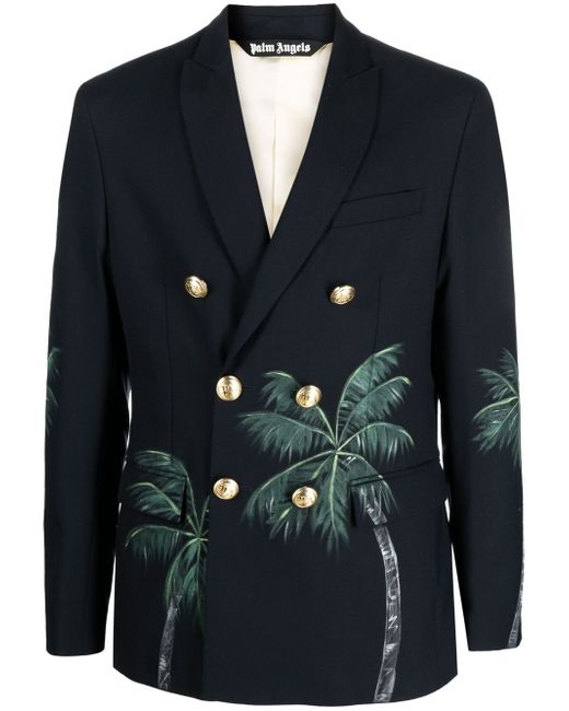 Palm Angels Palms Classic double-breasted blazer