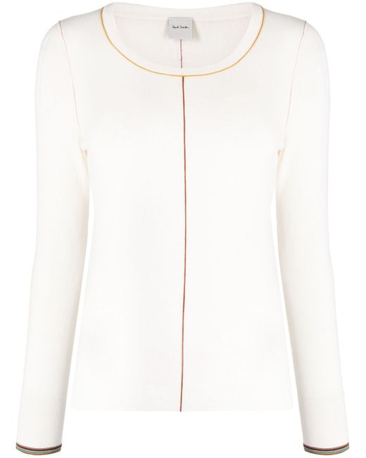 Paul Smith long-sleeve knitted top