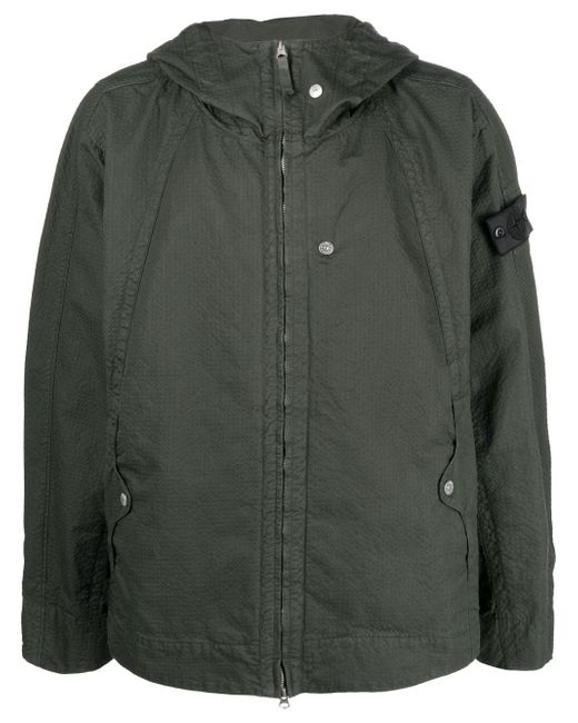 Stone Island Shadow Project strap hooded jacket