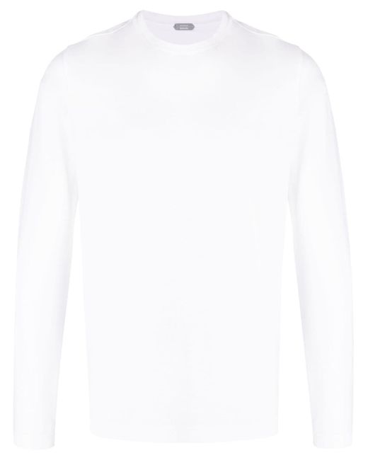 Zanone long-sleeve cotton T-shirt