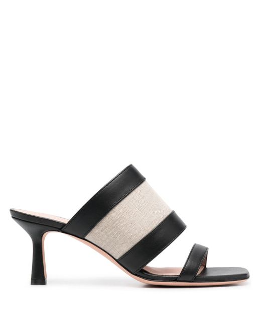 Bally strap-detail leather mules