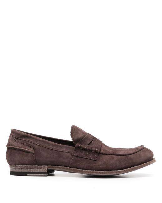 Officine Creative flat suede loafers
