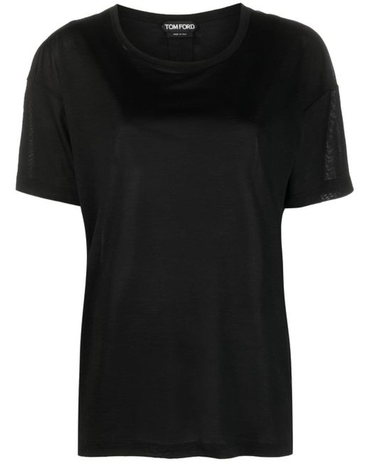Tom Ford short-sleeved silk T-shirt