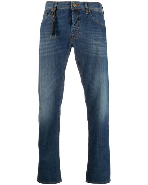 Incotex straight-leg cropped jeans