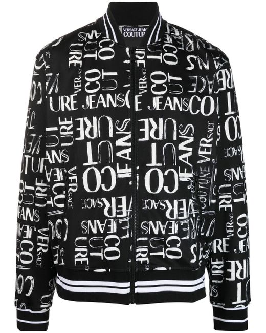 Versace Jeans Couture logo-print zip-up sweatshirt