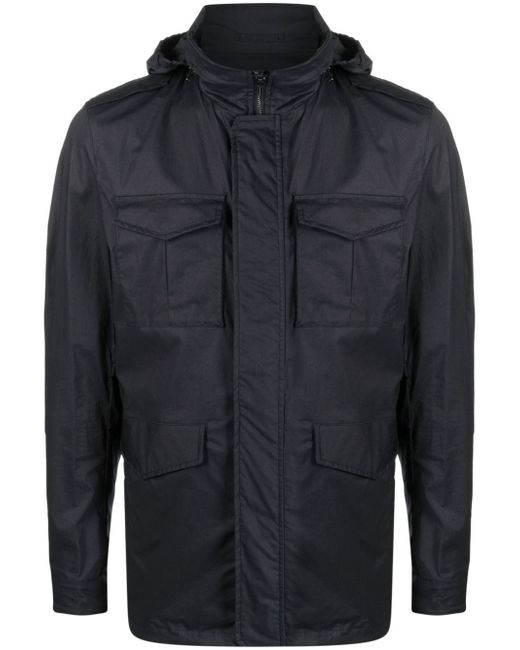 Herno long-sleeve zip-up hoodie jacket
