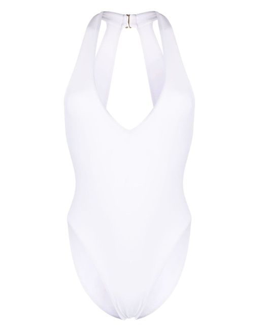 Louisa Ballou halter-neck one-piece swimsuit